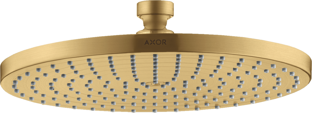 AXOR ShowerSolutions Showerhead  240 1-Jet Powder Rain, 2.5 GPM