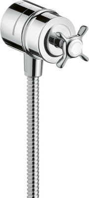 AXOR Montreux Wall Outlet with Check Valves and Volume Control, Cross Handle