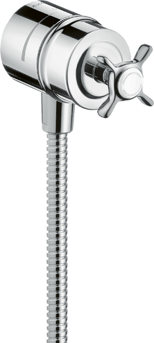 AXOR Montreux Wall Outlet with Check Valves and Volume Control, Cross Handle