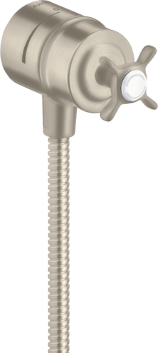 AXOR Montreux Wall Outlet with Check Valves and Volume Control, Cross Handle