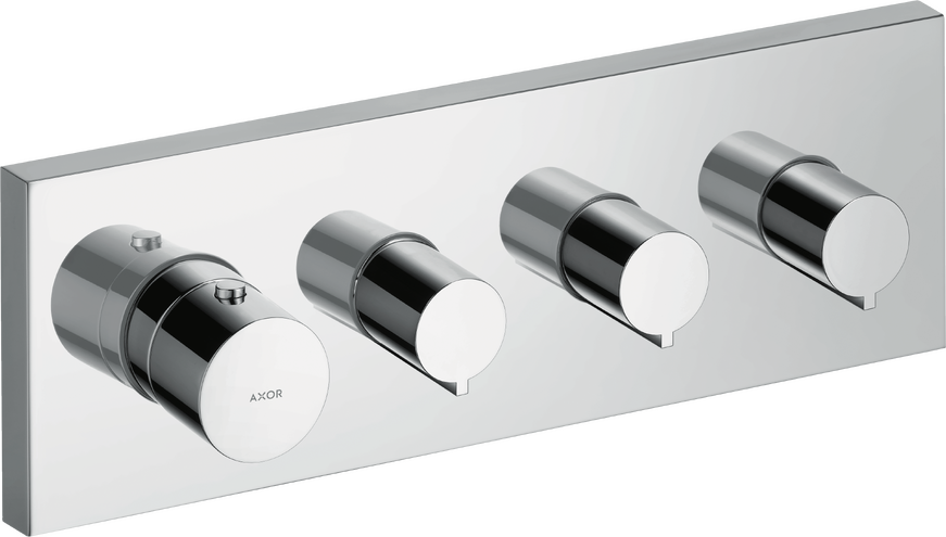 AXOR ShowerSolutions Thermostatic Module Trim 15" x 5" for 3 Functions