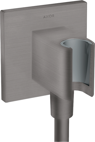 AXOR ShowerSolutions Wall Outlet with Handshower Holder, Square