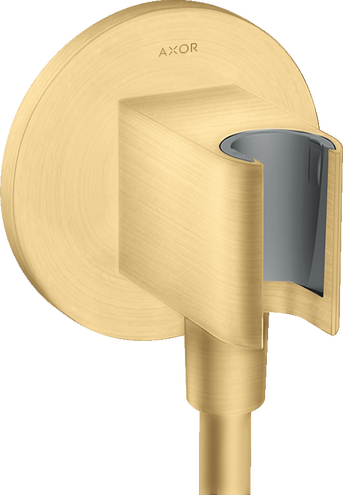 AXOR ShowerSolutions Wall Outlet with Handshower Holder, Round