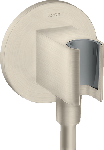 AXOR ShowerSolutions Wall Outlet with Handshower Holder, Round