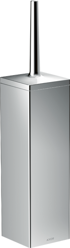 AXOR Universal Rectangular Toilet Brush Holder, Wall-Mounted