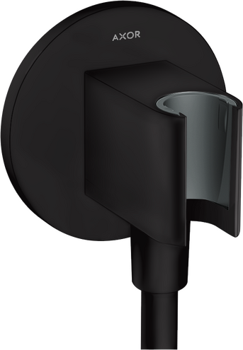 AXOR ShowerSolutions Wall Outlet with Handshower Holder, Round