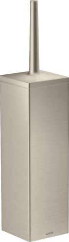 AXOR Universal Rectangular Toilet Brush Holder, Wall-Mounted