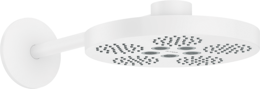 AXOR ONE Showerhead 280 2-Jet with Showerarm Trim, 1.75 GPM