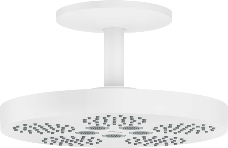 AXOR ONE Showerhead 280 2-Jet with Ceiling Mount Trim, 1.75 GPM