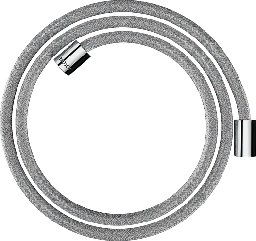 AXOR ShowerSolutions Textile Hose with Cylindrical Nut, 63"
