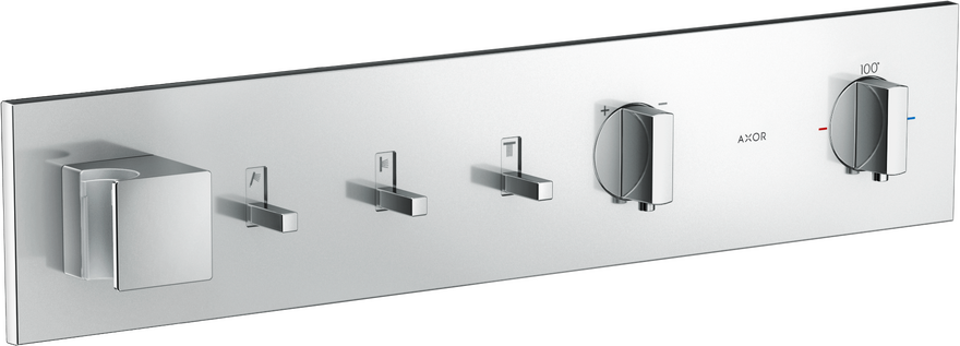 AXOR ShowerComposition Thermostatic Module Trim for 3 Functions
