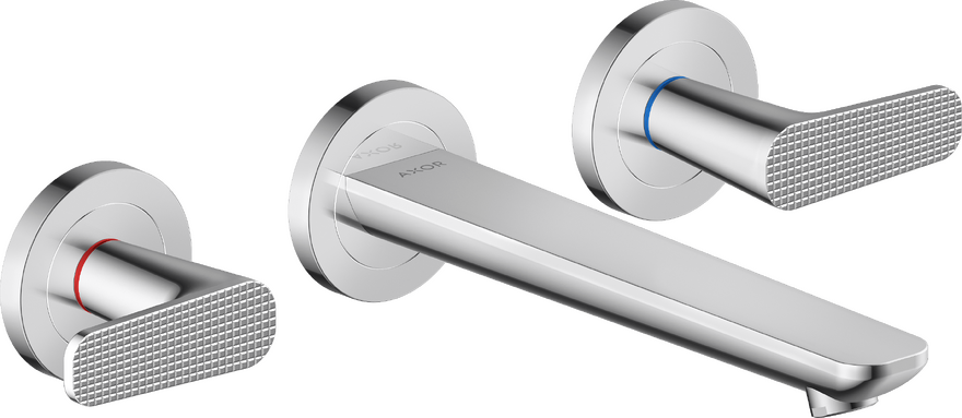 AXOR Citterio C Wall-Mounted Widespread Faucet- Cubic Cut, 1.2 GPM