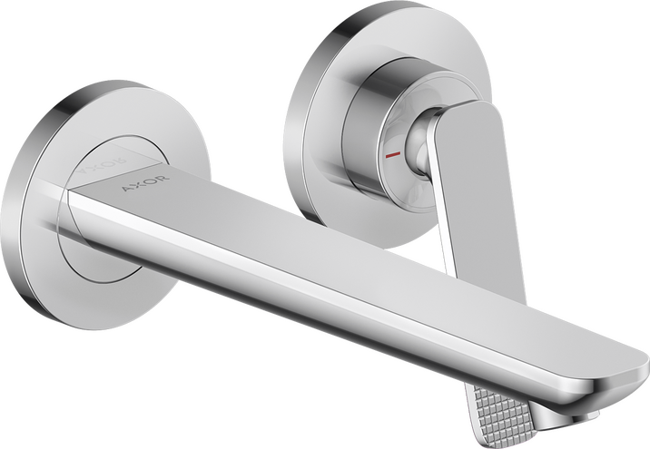 AXOR Citterio C Wall-Mounted Single-Handle Faucet- Cubic Cut, 1.2 GPM