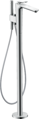 AXOR Citterio C Freestanding Tub Filler Trim with 1.75gpm Handshower- Cubic Cut