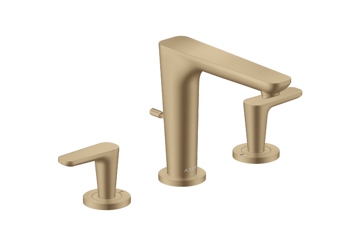 AXOR Citterio C Widespread Faucet 125 with Pop-Up Drain, 1.2 GPM