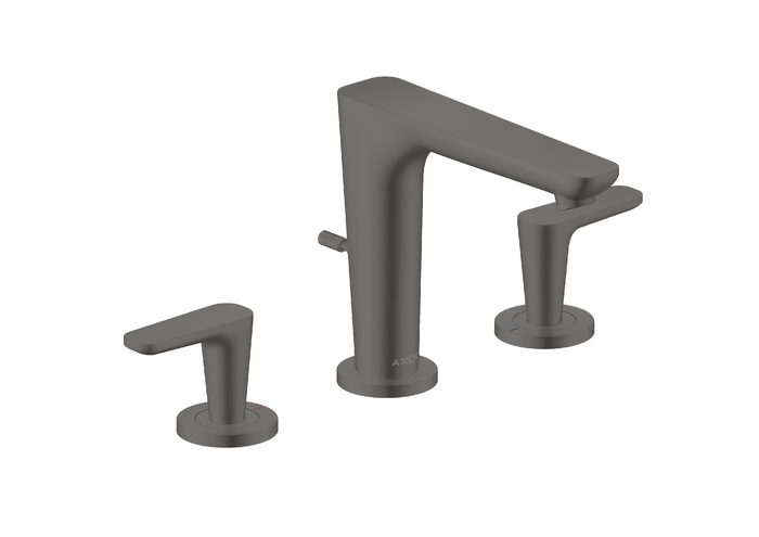 AXOR Citterio C Widespread Faucet 125 with Pop-Up Drain, 1.2 GPM