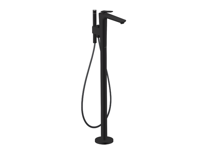 AXOR Citterio C Freestanding Tub Filler Trim with 1.75gpm Handshower- Cubic Cut