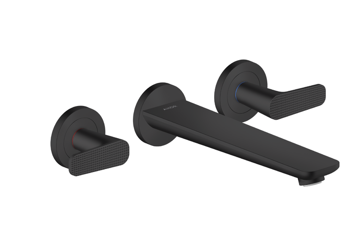 AXOR Citterio C 3-Hole Wall-Mounted Tub Filler- Cubic Cut