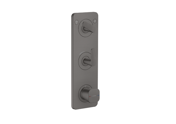 AXOR Citterio C Thermostatic Module Trim 15" x 5" for 2 Functions- Cubic Cut