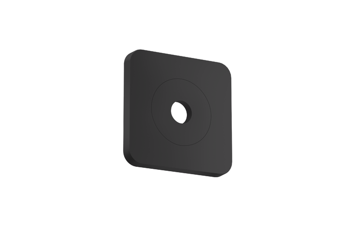 AXOR Citterio C Wall Plate SoftSquare 5" x 5"