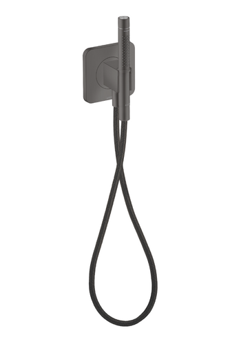 AXOR Citterio C Handshower Holder Softsquare with Outlet 5"x5" with Handshower and Textile Hose, 1.75 GPM