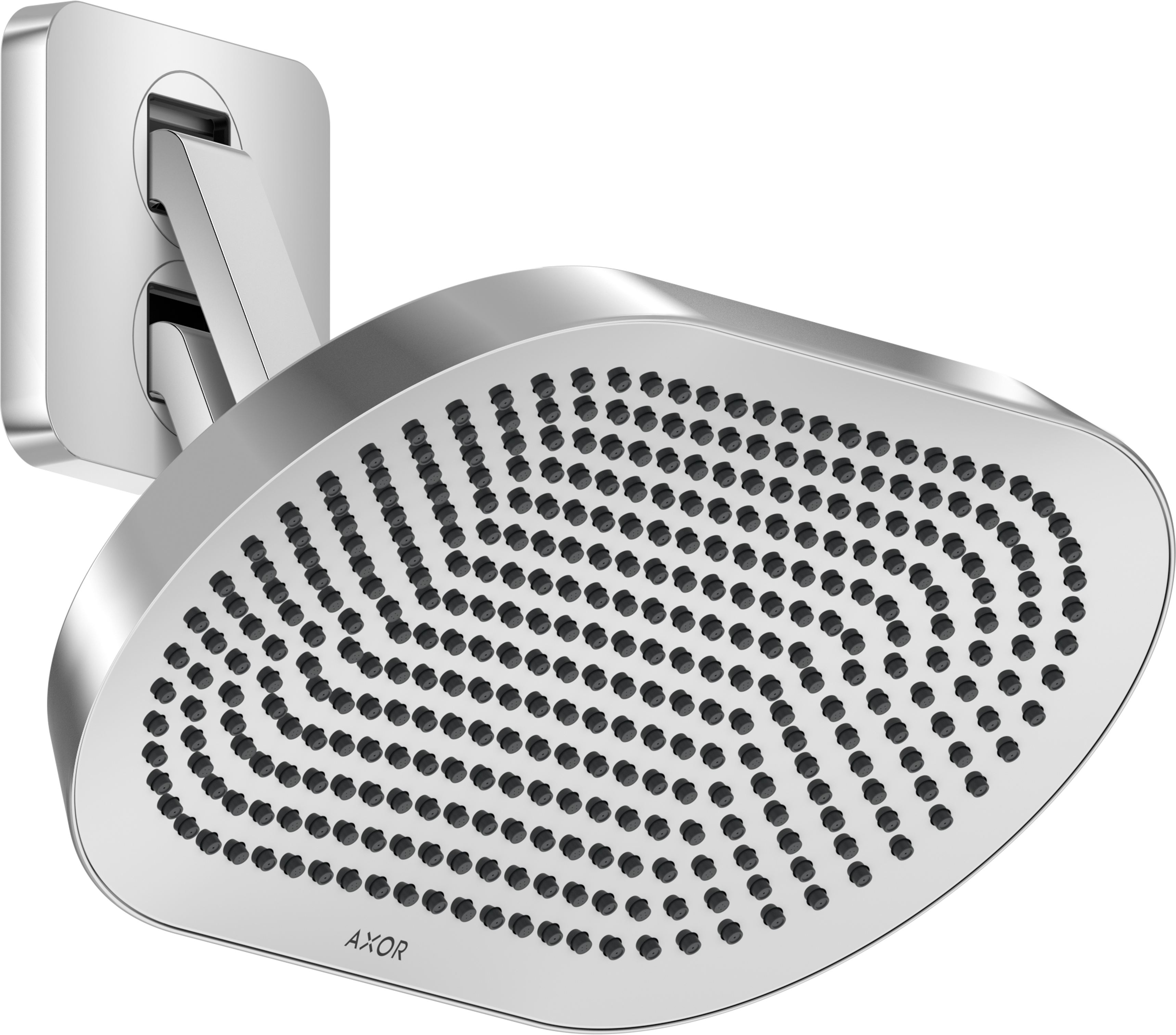 AXOR ShowerSphere Showerhead 370 2-Jet 2.5 GPM with Adjustable Showerarm