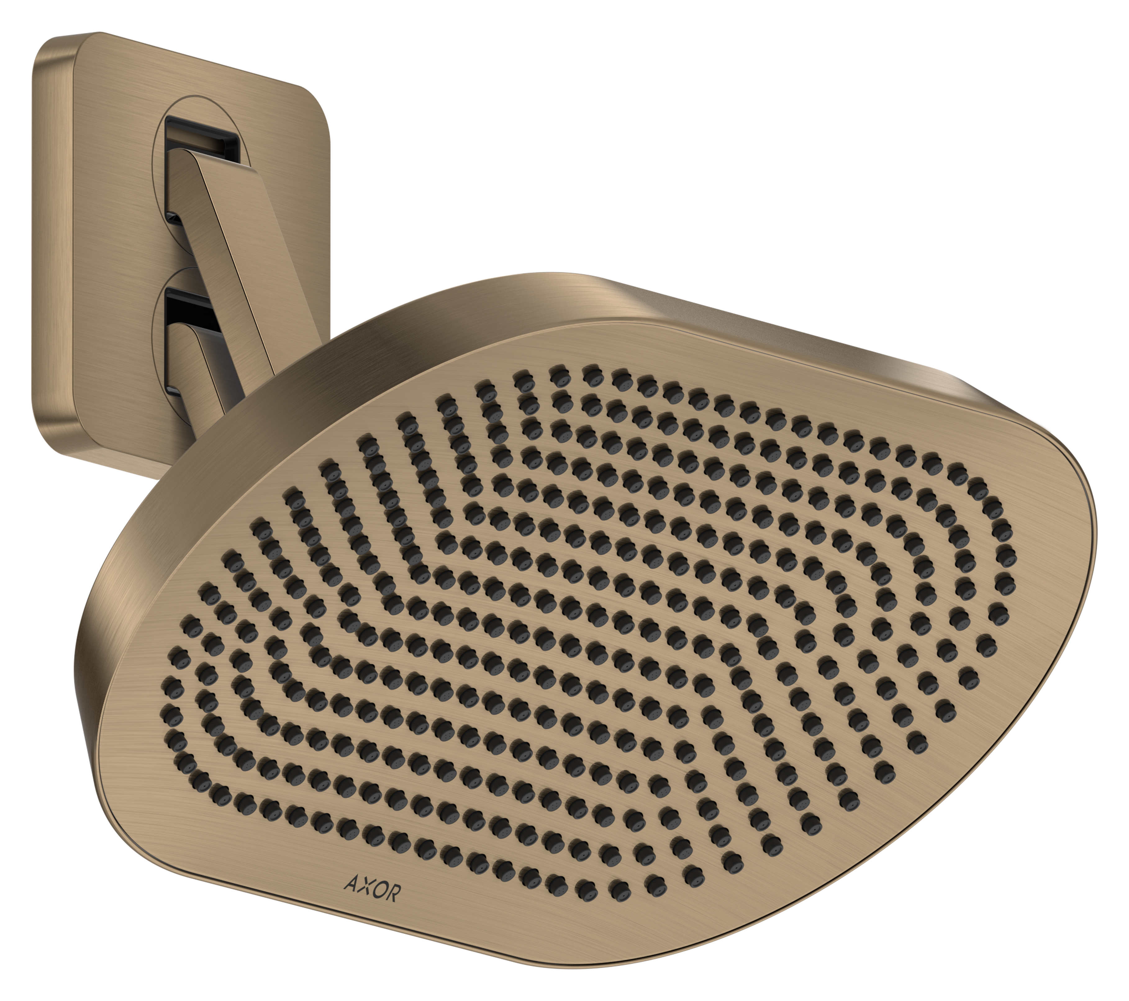 AXOR ShowerSphere Showerhead 370 2-Jet 2.5 GPM with Adjustable Showerarm