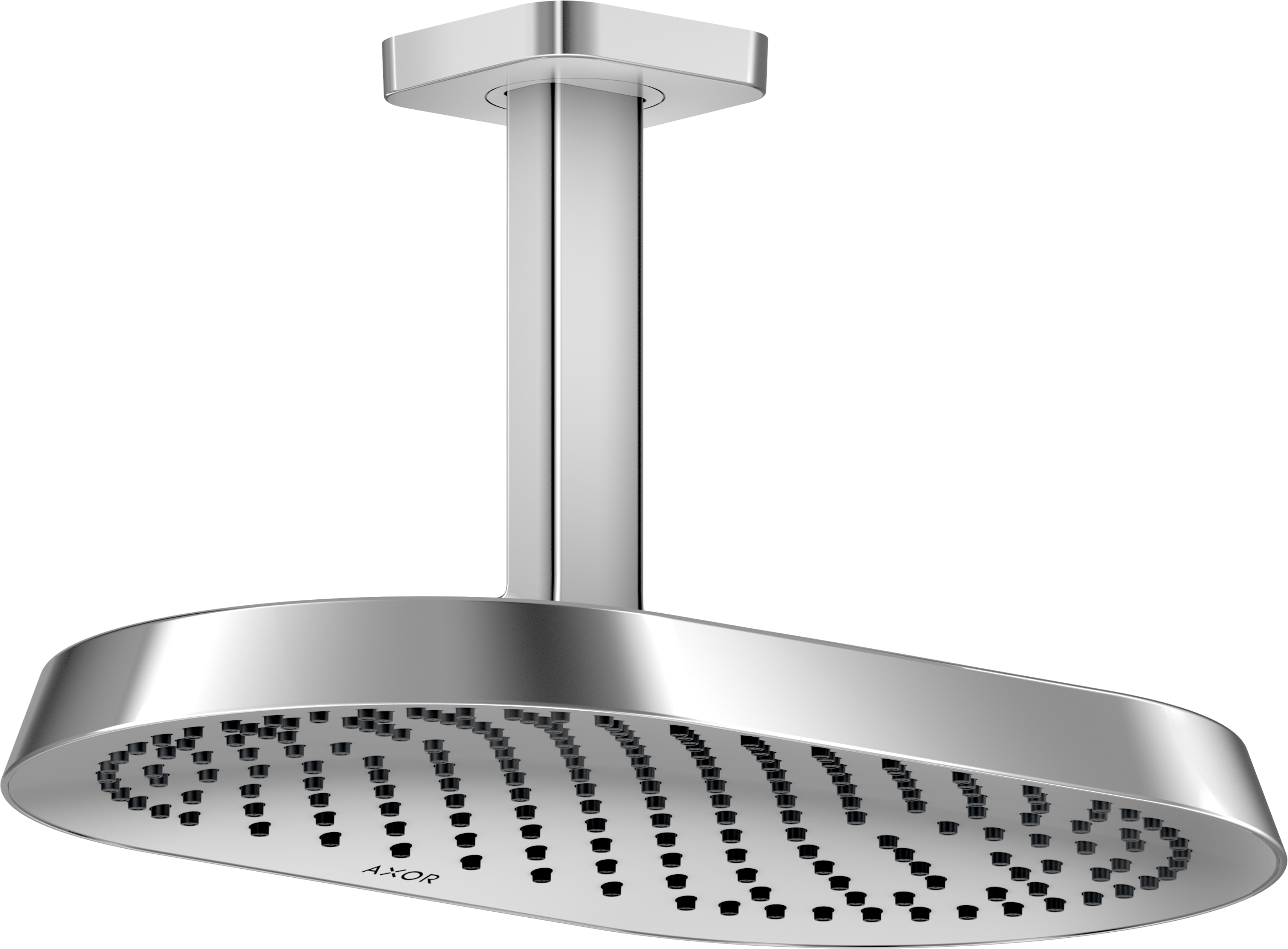 AXOR ShowerSphere Showerhead 370 1-Jet Ceiling Connection, 2.5 GPM