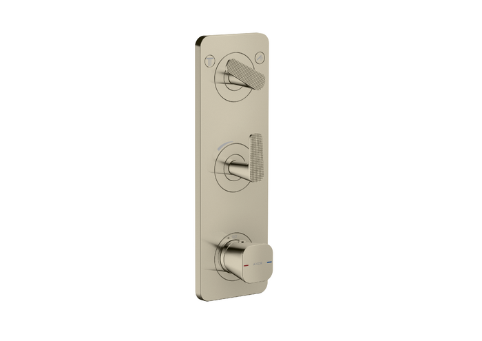AXOR Citterio C Thermostatic Module Trim 15" x 5" for 2 Functions- Cubic Cut