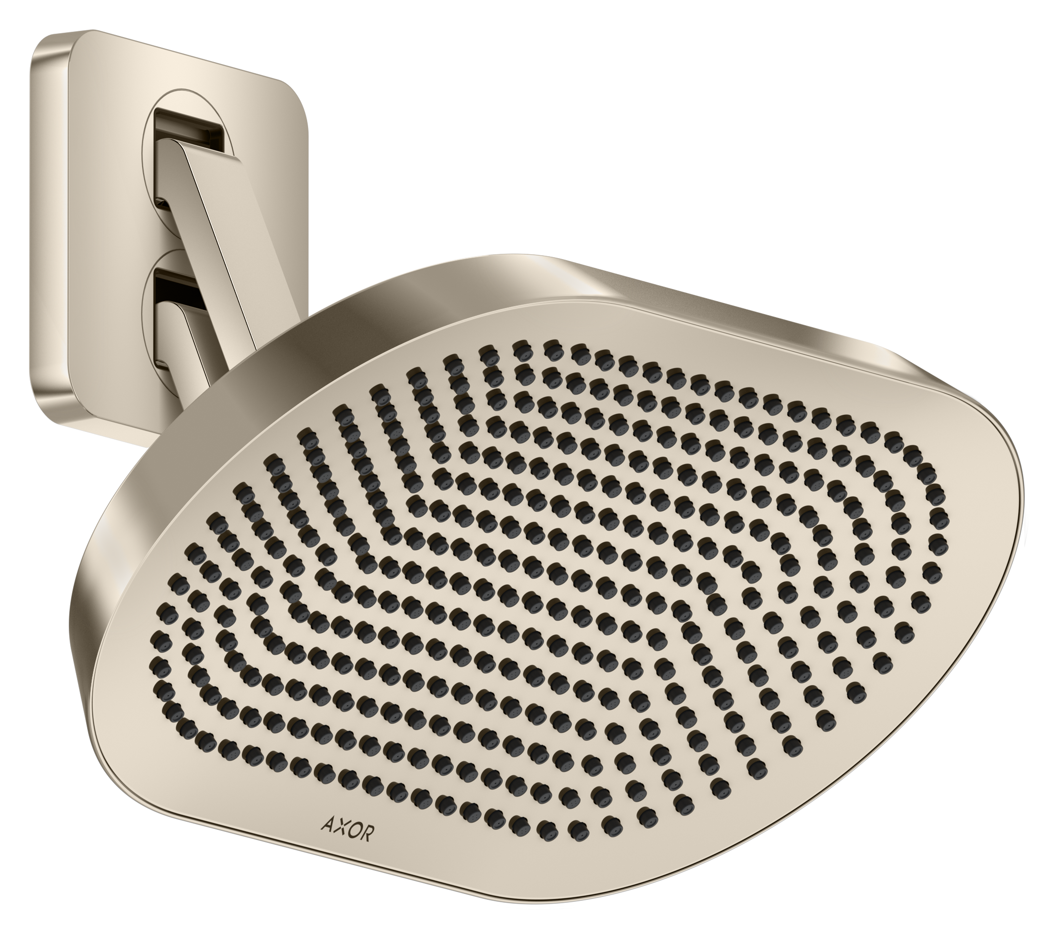AXOR ShowerSphere Showerhead 370 2-Jet 2.5 GPM with Adjustable Showerarm