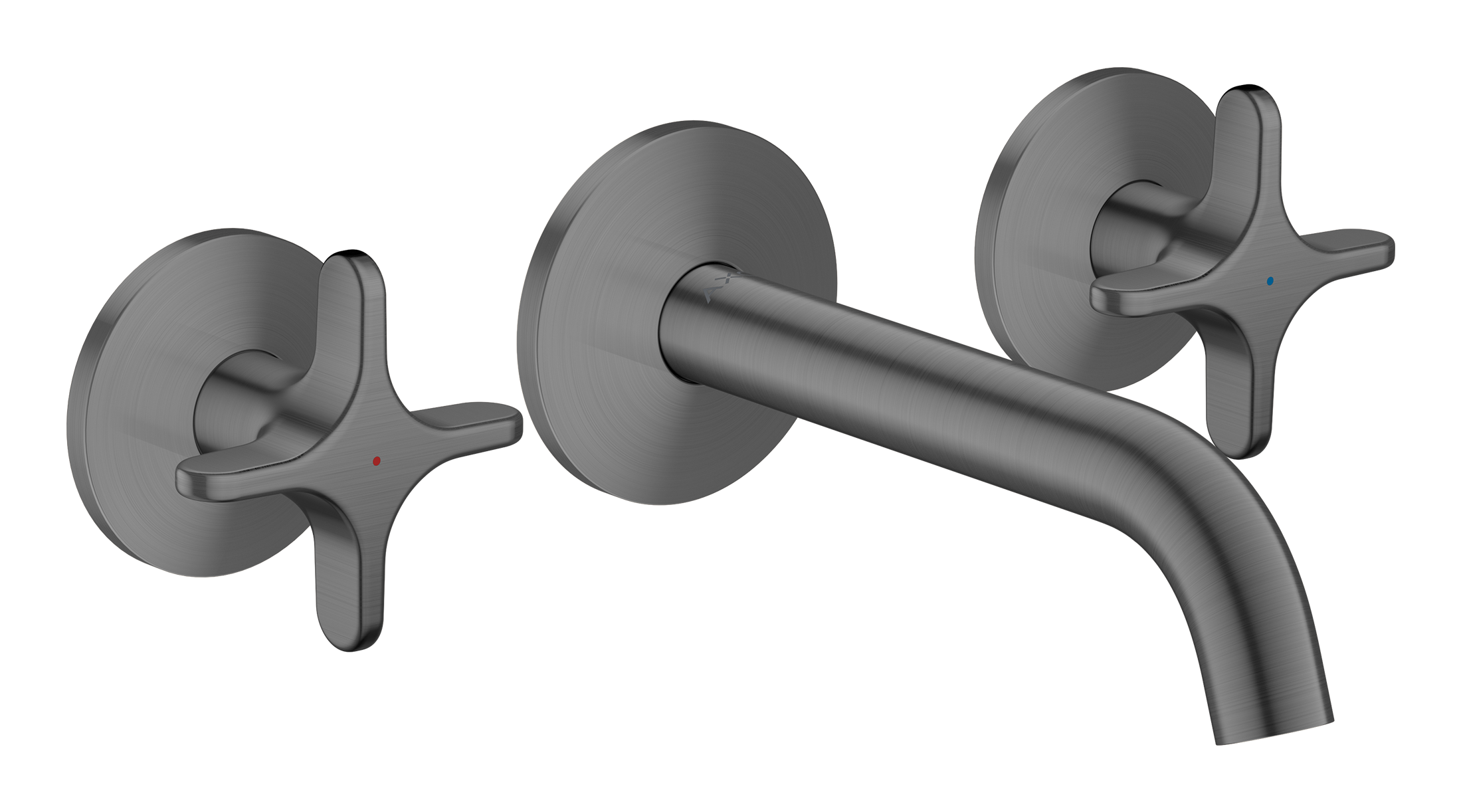AXOR ONE Wall-Mounted Widespread Faucet 160- Cross Handles, 1.2 GPM