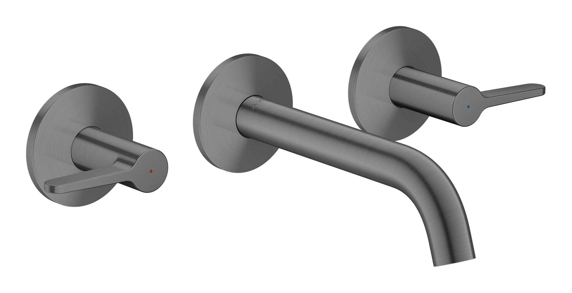AXOR ONE Wall-Mounted Widespread Faucet 160- Lever Handles, 1.2 GPM