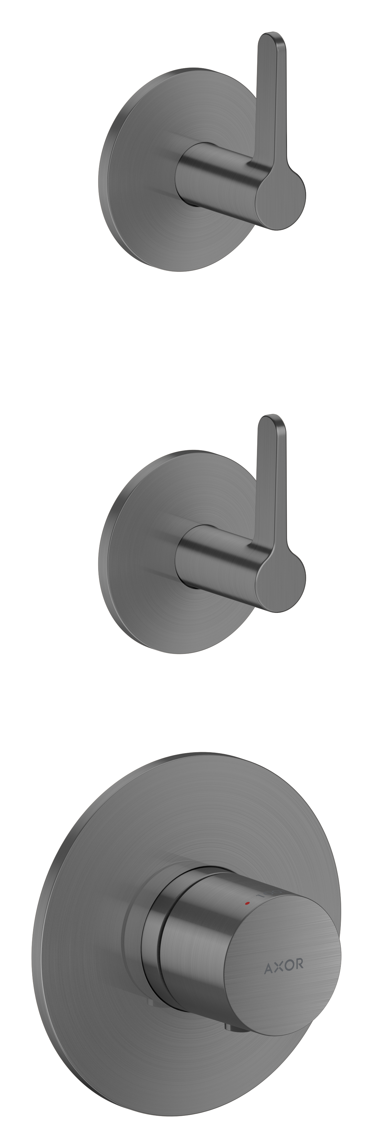 AXOR ONE Thermostatic Module Trim with 2 Volume Controls, Lever Handle