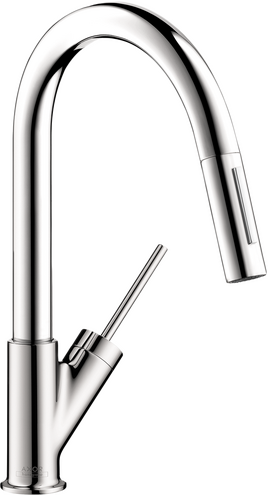AXOR Starck Prep Kitchen Faucet 2-Spray Pull-Down, 1.75 GPM
