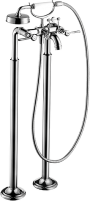 AXOR Montreux 2-Handle Freestanding Tub Filler Trim with Lever Handles and 1.8 GPM Handshower