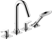 AXOR Citterio M 4-Hole Roman Tub Set Trim with 1.75 GPM Handshower