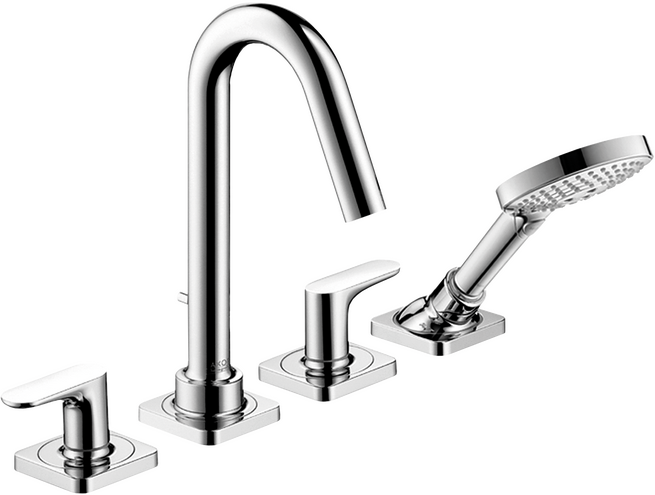 AXOR Citterio M 4-Hole Roman Tub Set Trim with 1.75 GPM Handshower