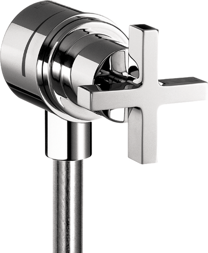 AXOR Citterio Wall Outlet with Check Valves and Volume Control, Cross-Handle