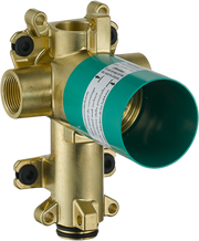 AXOR ShowerSolutions Rough, Trio Diverter 5" x 5" with Shut-Off