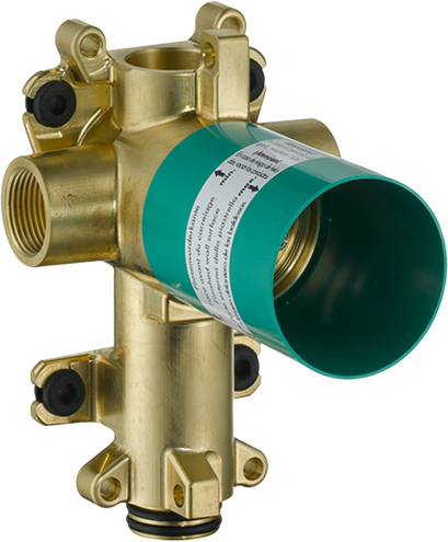 AXOR ShowerSolutions Rough, Trio Diverter 5" x 5" with Shut-Off