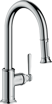 AXOR Montreux HighArc Kitchen Faucet 2-Spray Pull-Down, 1.75 GPM