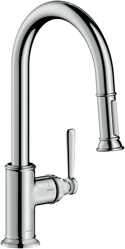 AXOR Montreux HighArc Kitchen Faucet 2-Spray Pull-Down, 1.75 GPM