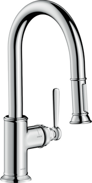 AXOR Montreux Prep Kitchen Faucet 2-Spray Pull-Down, 1.75 GPM