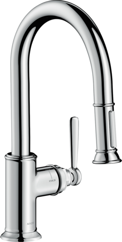 AXOR Montreux Prep Kitchen Faucet 2-Spray Pull-Down, 1.75 GPM