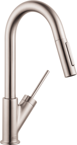 AXOR Starck Prep Kitchen Faucet 2-Spray Pull-Down, 1.75 GPM