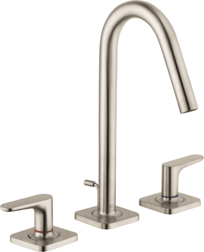 AXOR Citterio M Widespread Faucet 160 with Pop-Up Drain, 1.2 GPM
