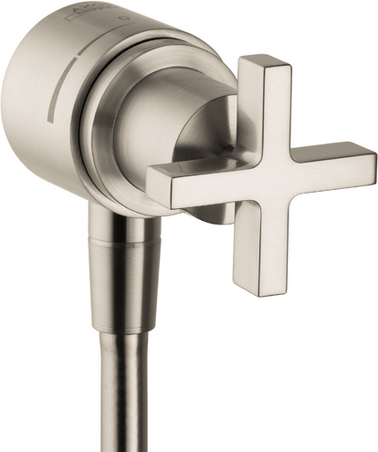 AXOR Citterio Wall Outlet with Check Valves and Volume Control, Cross-Handle