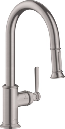 AXOR Montreux HighArc Kitchen Faucet 2-Spray Pull-Down, 1.75 GPM
