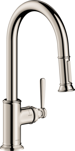 AXOR Montreux HighArc Kitchen Faucet 2-Spray Pull-Down, 1.75 GPM