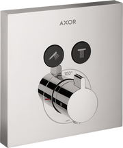 AXOR ShowerSelect Thermostatic Trim Square for 2 Functions